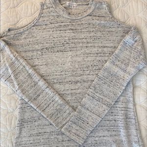 Cold shoulder sweater Medium. Gray